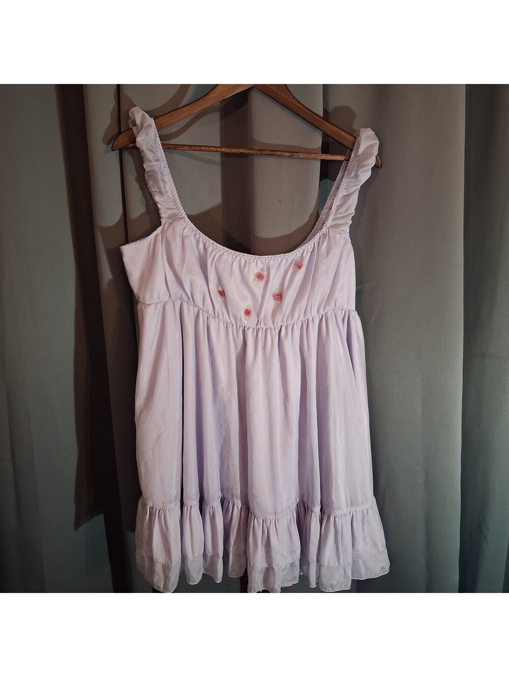 dELiA*s Lilac Sleeveless Ruffle Dress XL
